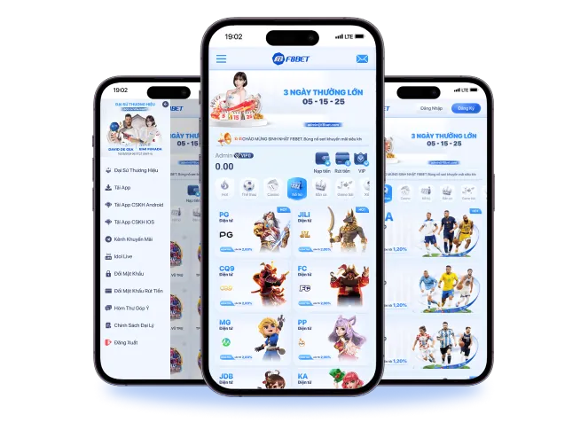 Điện thoại thông minh hiển thị ứng dụng 68gamebai